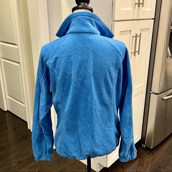 Columbia Full Zipper Fleece Jacket in Blue - Picture 11 of 12
